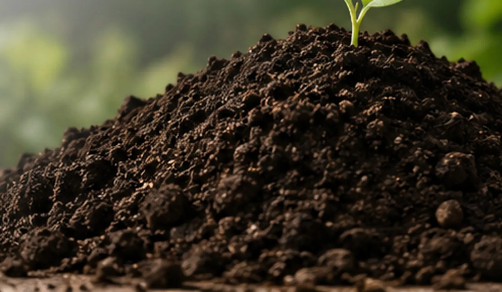 Organic fertilizer and soil product presentation
