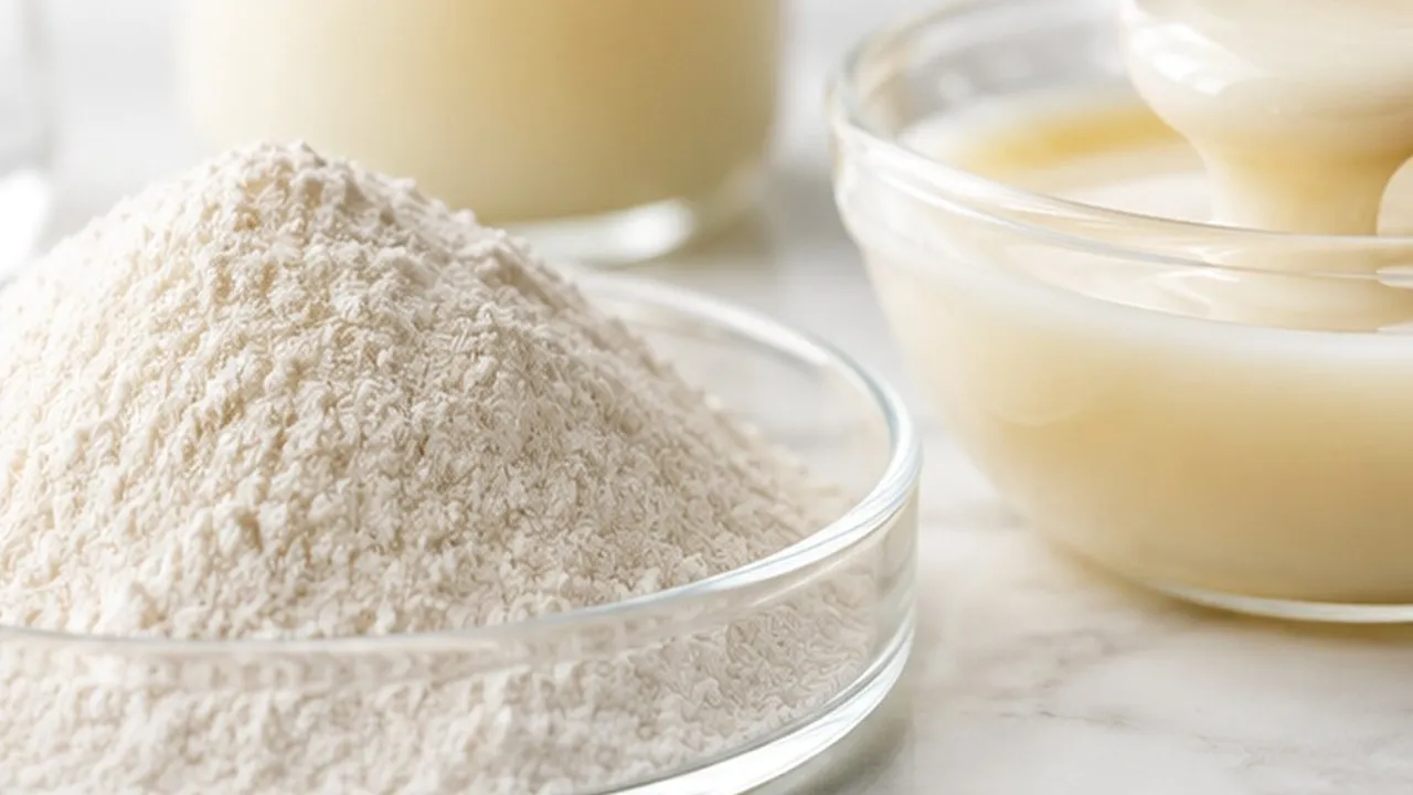 Food-grade xanthan gum product presentation