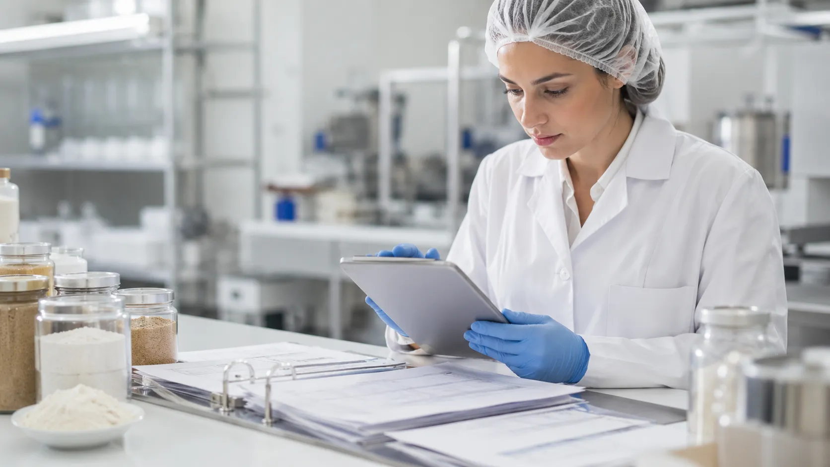 Quality documentation and ingredient review visual